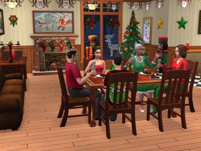 Decorazioni Natalizie The Sims 4.Immagini Per The Sims 2 Christmas Party Pack 5 6