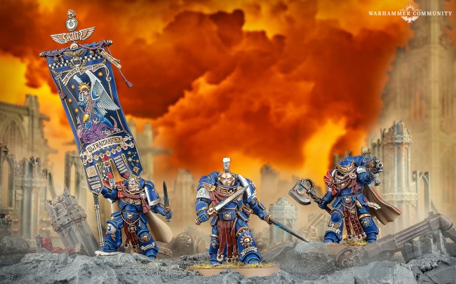 Gli Ultramarine ottengono una scultura aggiornata di Marneus Calgar e il più grande stendardo di Warhammer nelle nuove uscite
