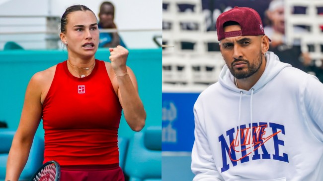 Sabalenka e Kyrgios parteciperanno alla nuova "Battaglia dei sessi" a dicembre