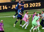 Marcos Acuña insegue Dumfries alla fine di Inter-River Plate 2-0 in una scena imbarazzante derisa online