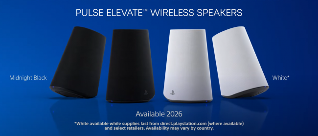 Sony presenta gli altoparlanti da gioco wireless Pulse Elevate