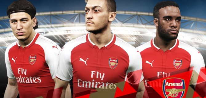 PES 2018: L'Arsenal entra a far parte dei club in partnership