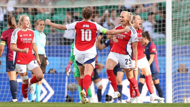 L'Arsenal batte il Barcellona e vince la Women's Champions League per la seconda volta