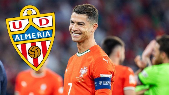 Cristiano Ronaldo acquista il 25% della quota dell'UD Almería, club di seconda divisione in Andalusia