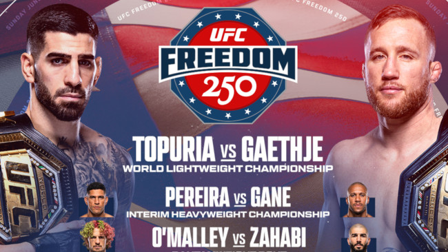 Ilia Topuria vs. Justin Gaethje confermata come headliner all'evento UFC alla Casa Bianca nel compleanno di Trump