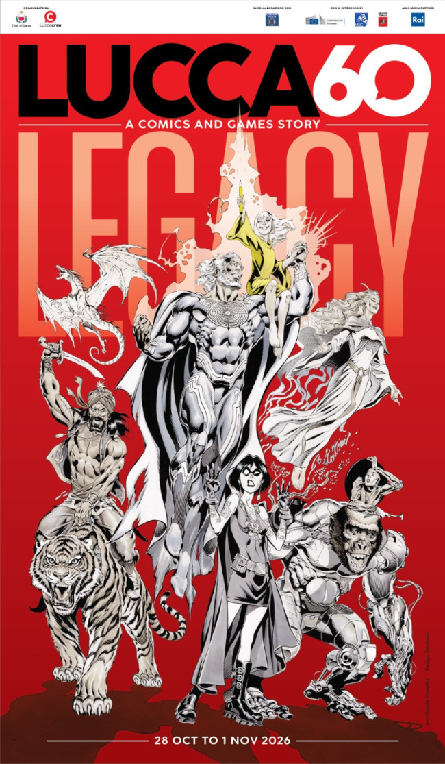 Lucca Comics & Games celebra il 60° anniversario con una ricca gamma di videogiochi e fumetti