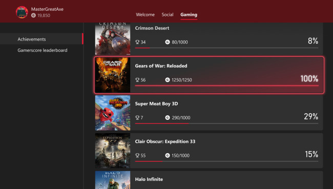 Il slancio di Xbox continua con la tanto attesa revisione degli Achievement