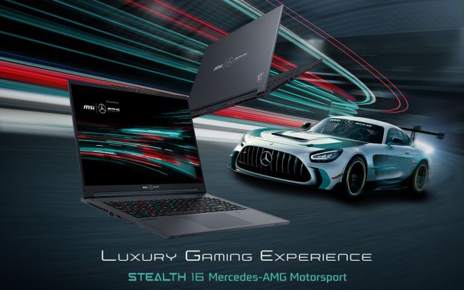 MSI collabora con Mercedes-AMG per laptop co-branded