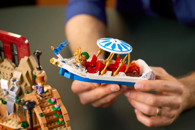 Lego svela la fabbrica di cioccolato di Willy Wonka