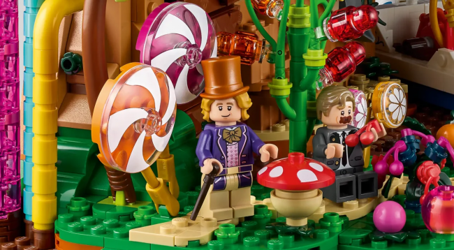 Lego svela la fabbrica di cioccolato di Willy Wonka