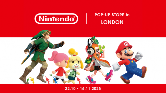 Il pop-up store Nintendo arriva per la prima volta a Londra