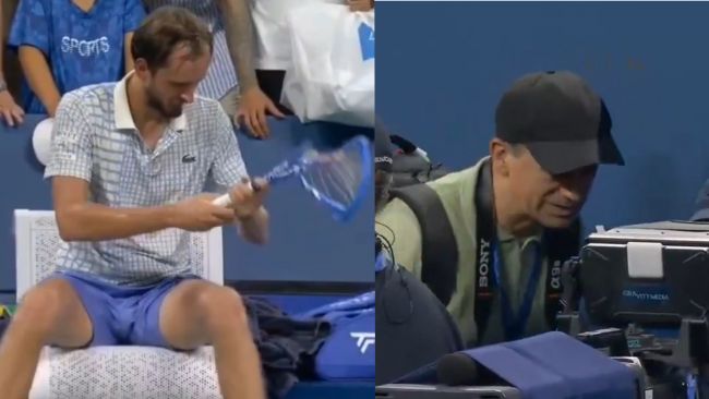 Gli US Open si trasformano in un circo durante la partita Medvedev-Bonzi in un bizzarro incidente causato dal fotografo