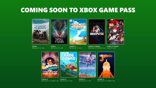 It è il momento di un altro giro di nuove aggiunte su Game Pass
