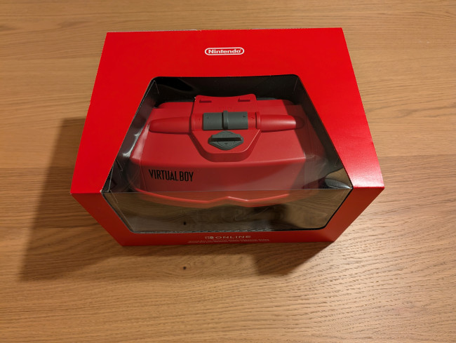 Unboxing e confronto: Ecco come appare Virtual Boy per Switch