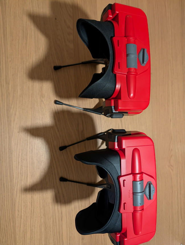 Unboxing e confronto: Ecco come appare Virtual Boy per Switch