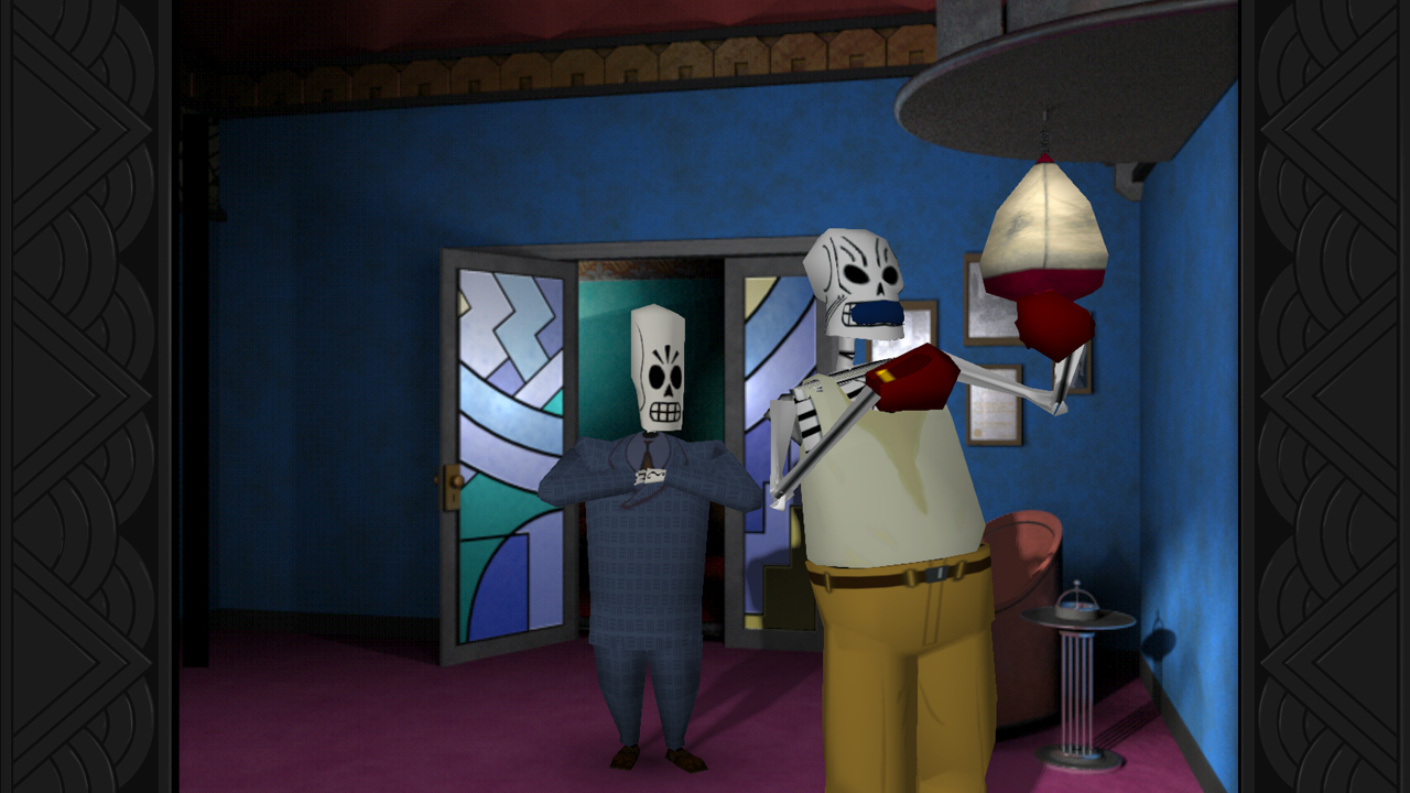 Grim Fandango Remastered Video di gameplay