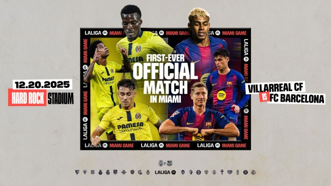 I giocatori della Liga pianificano una protesta visiva sulla partita Villarreal-Barça a Miami: Stare fermi per 30 secondi