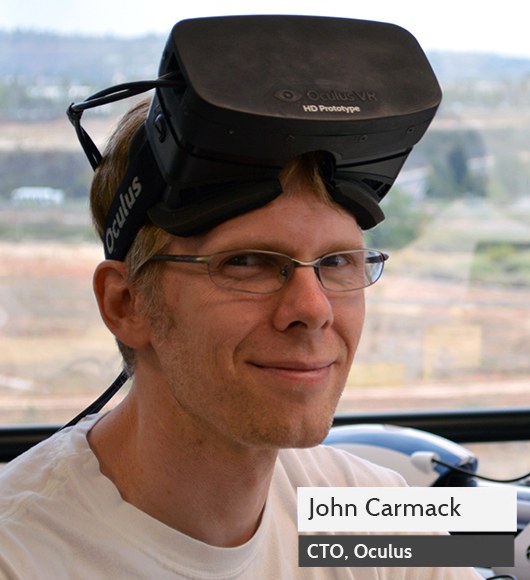 Carmack diventa CTO di Oculus Rift