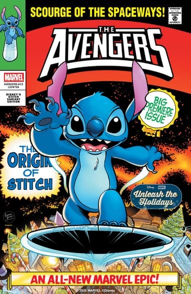 Stitch torna ad abbellire le copertine di diversi fumetti Marvel in arrivo