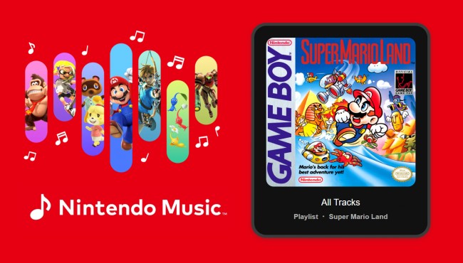 La colonna sonora di Super Mario Land ora può essere goduta tramite Nintendo Music
