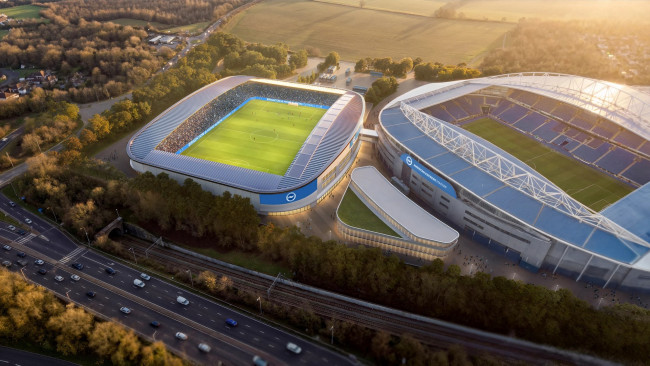 Il nuovo stadio di Brighton sarà il primo in Europa progettato specificamente per la squadra femminile, terzo al mondo