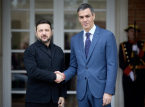 Zelensky visita Madrid e Sanchez dice "nessuno ci far&agrave; dimenticare ci&ograve; che sta succedendo in Ucraina"