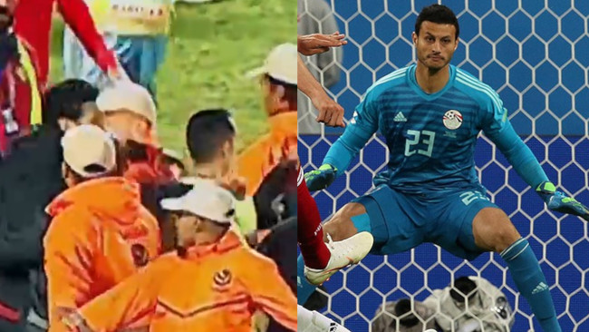 Portiere egiziano veterano sospeso per quattro partite per aver colpito un arbitro alla testa