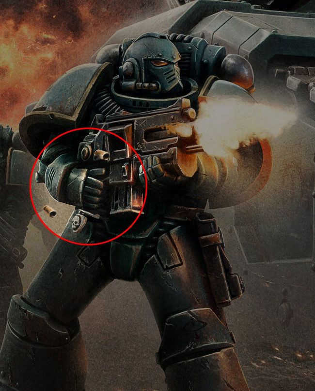 Games Workshop afferma che un artista, non l'IA, ha dato a un Space Marine un dito in più nella nuova arte