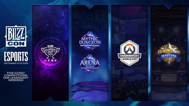 BlizzCon 2026 presenterà cinque grandi tornei esports