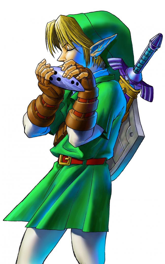 Ocarina of Time artwork The Legend of Zelda Ocarina of Time 3D
