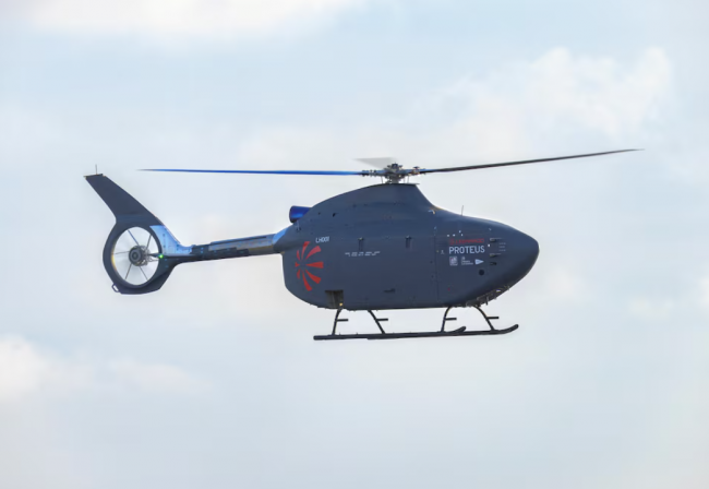 La marina britannica presenta un aereo autonomo chiamato Proteus