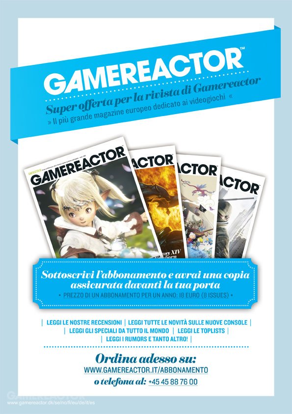 Gamereactor - La rivista: Abbonati ad un prezzo imbattibile!