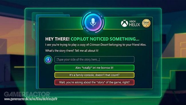 DRM basato su Project Helix Copilot apparentemente trapelato