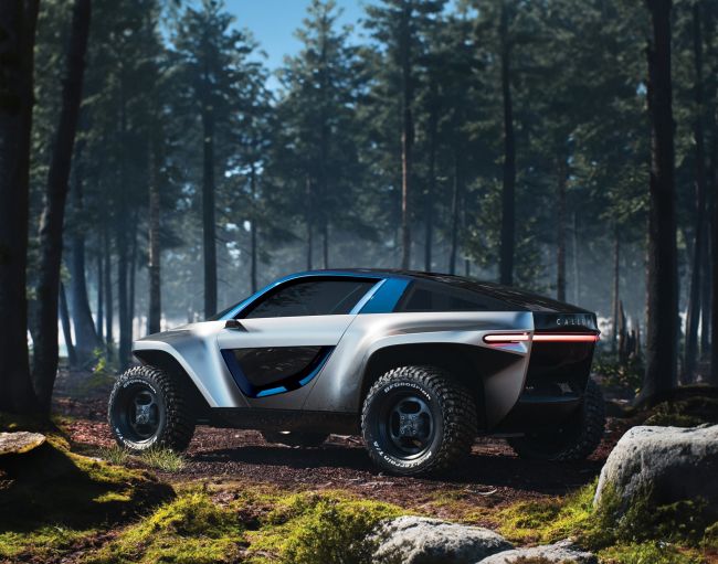 Il Callum Skye è un buggy completamente elettrico costruito per strade e terreni accidentati