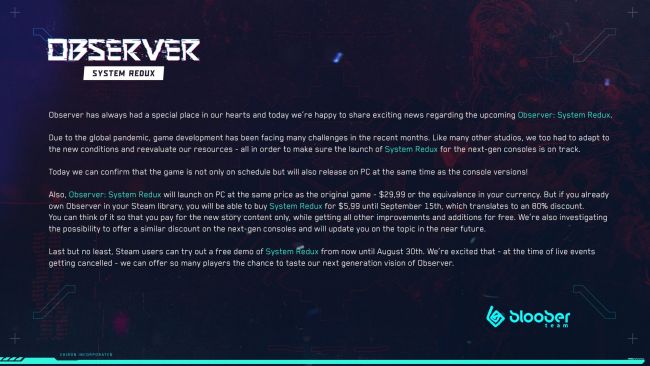 Observer: System Redux