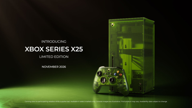 Microsoft rende omaggio alla Xbox originale con una Series X verde trasparente