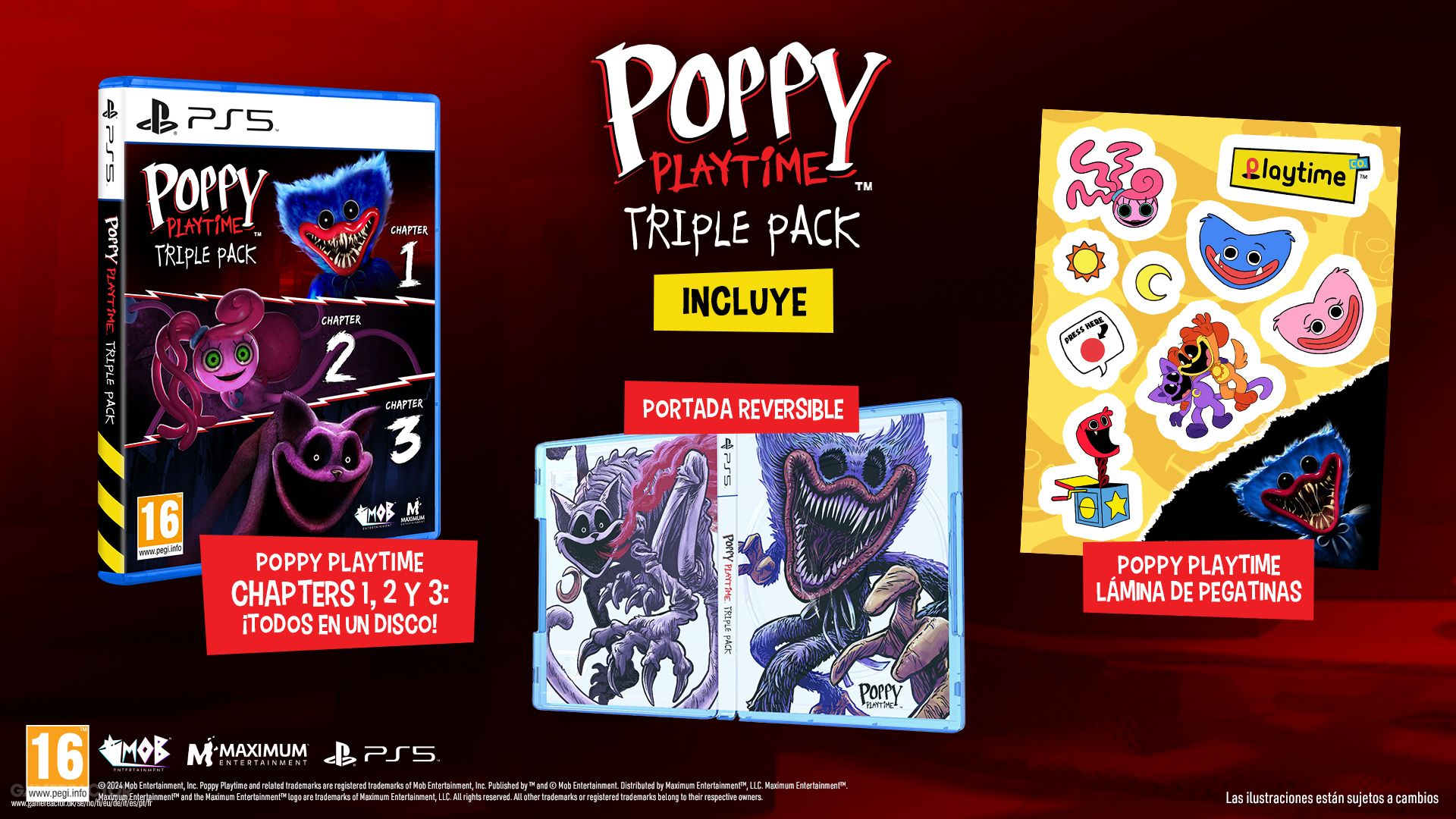 Poppy Playtime conferma un'edizione fisica con i suoi primi tre