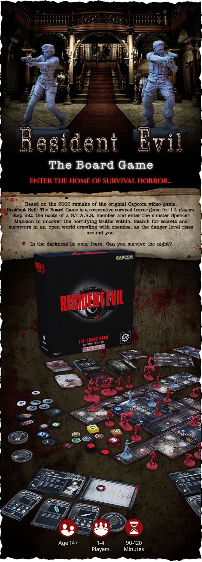 Resident Evil board game on Kickstarter already fully funded