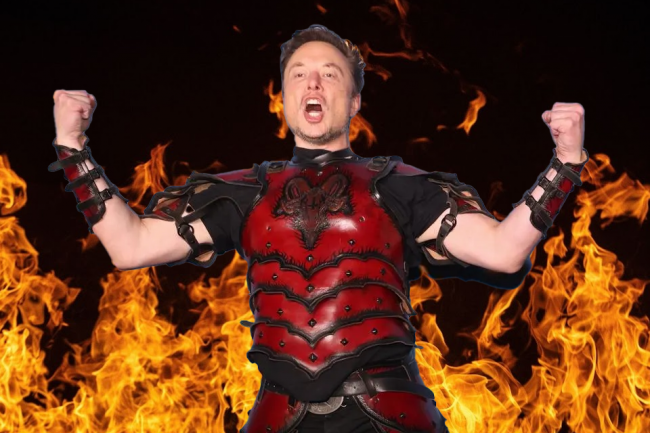 Elon Musk tiene un PC da gioco sulla sua scrivania governativa