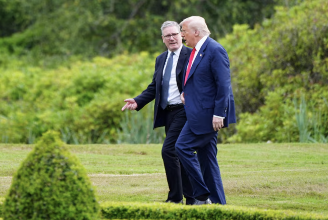 Trump dice che è "triste vedere" i rapporti USA-Regno Unito sfilarsi a causa degli attacchi con l'Iran