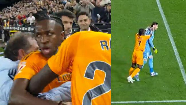 Vinícius Jr. riceve una sospensione di due partite dopo aver aggredito il portiere del Valencia
