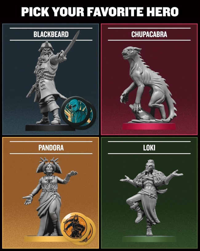 Abbiamo giocato a giochi da tavolo con pirati, dèi e mostri in Unmatched: Battle of Legends - Volume Three