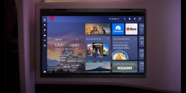 Delta est prêt à améliorer le divertissement à bord avec les écrans QLED 4K HDR