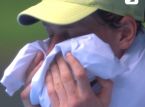 Una delle immagini pi&ugrave; inquietanti degli Australian Open: Sinner trema in modo incontrollabile a met&agrave; partita