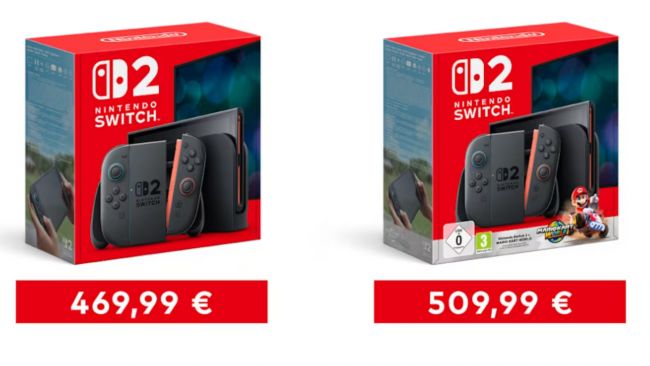 Nintendo Switch 2: prezzi confermati per console, giochi e controller