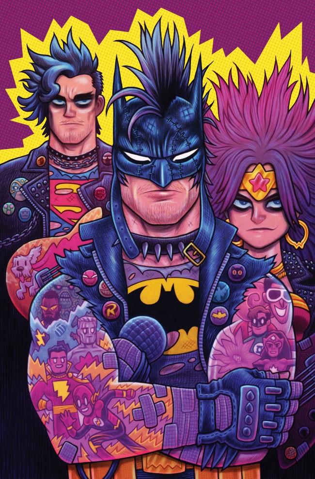La DC sta dando a Superman, Batman, Wonder Woman e altri aggiornamenti punk rock