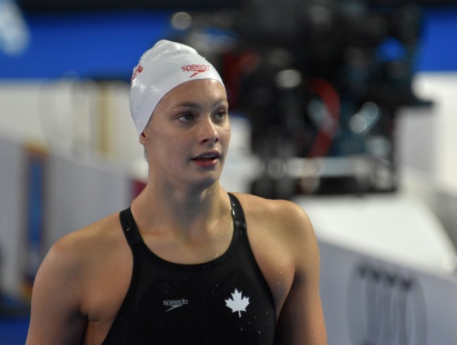 La nuotatrice olimpionica canadese Penny Oleksiak è stata sospesa per due anni per non aver informato della sua posizione