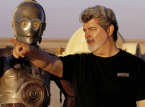 Tom Cruise urla "Ti ringraziamo, George" durante il discorso di George Lucas ai Saturn Awards