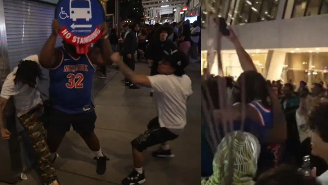 Rivolte, violenza e caos a New York dopo la sconfitta dei Knicks nella NBA