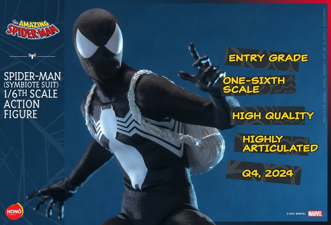 Hot Toys svela la nuova figura di Spider-Man con simbionte